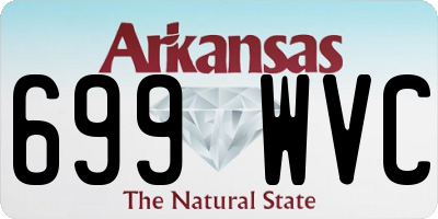 AR license plate 699WVC