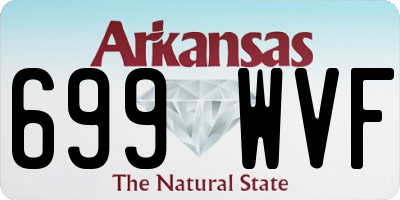 AR license plate 699WVF