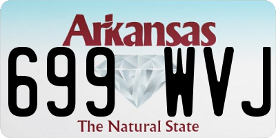 AR license plate 699WVJ