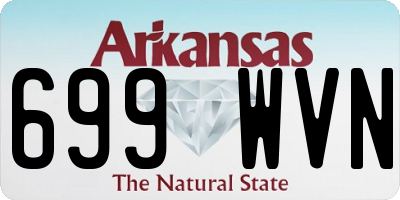 AR license plate 699WVN