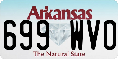 AR license plate 699WVO