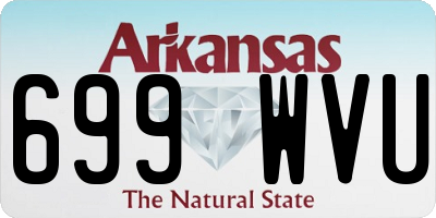 AR license plate 699WVU
