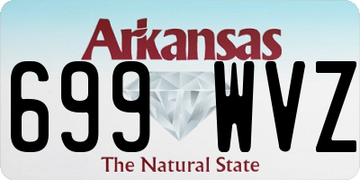 AR license plate 699WVZ