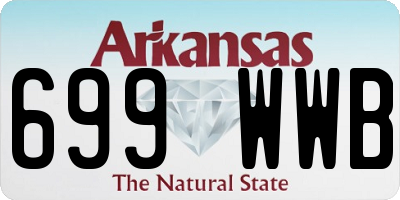 AR license plate 699WWB