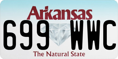 AR license plate 699WWC