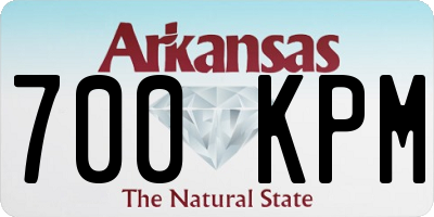 AR license plate 700KPM