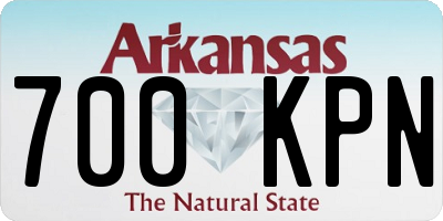 AR license plate 700KPN