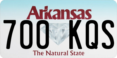 AR license plate 700KQS