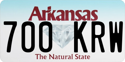 AR license plate 700KRW