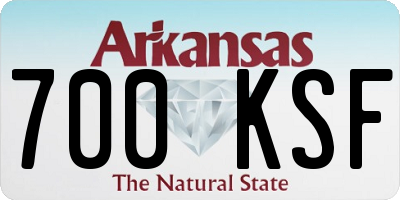 AR license plate 700KSF