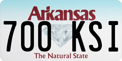 AR license plate 700KSI