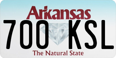 AR license plate 700KSL