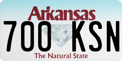 AR license plate 700KSN