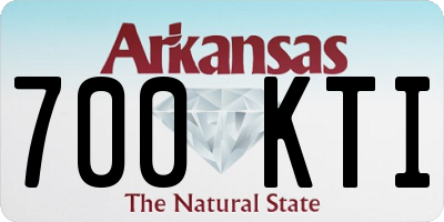 AR license plate 700KTI