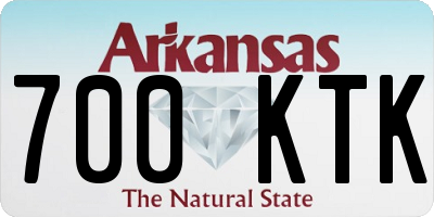 AR license plate 700KTK