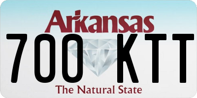 AR license plate 700KTT