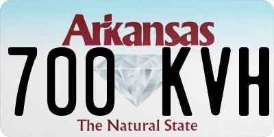 AR license plate 700KVH