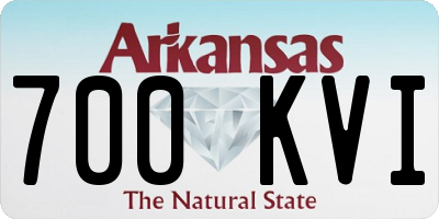 AR license plate 700KVI