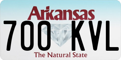 AR license plate 700KVL