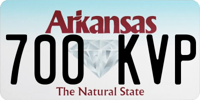 AR license plate 700KVP