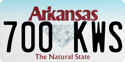 AR license plate 700KWS