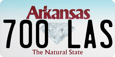 AR license plate 700LAS