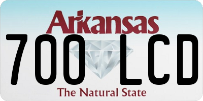 AR license plate 700LCD