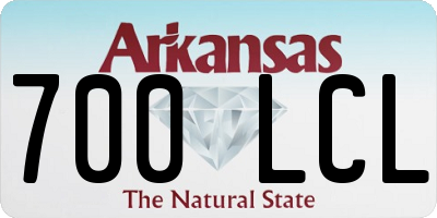 AR license plate 700LCL