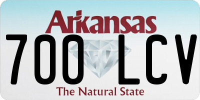 AR license plate 700LCV
