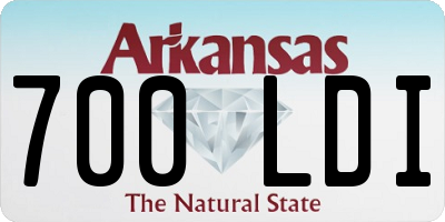 AR license plate 700LDI