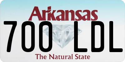 AR license plate 700LDL