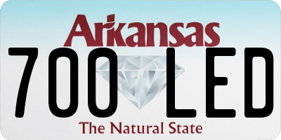AR license plate 700LED