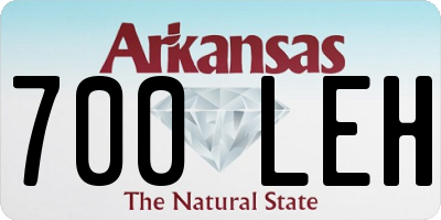 AR license plate 700LEH