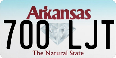 AR license plate 700LJT