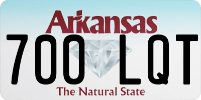 AR license plate 700LQT