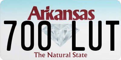AR license plate 700LUT