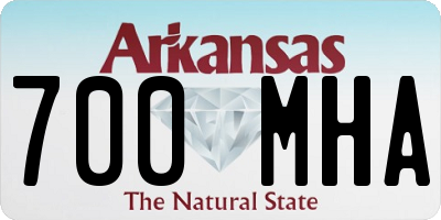 AR license plate 700MHA