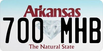 AR license plate 700MHB
