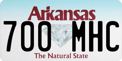 AR license plate 700MHC
