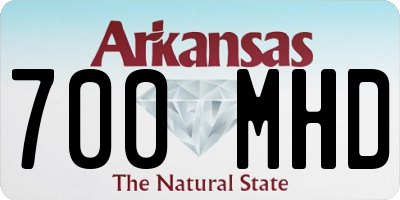 AR license plate 700MHD