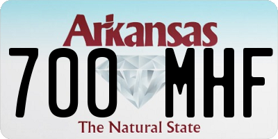 AR license plate 700MHF