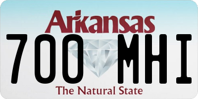 AR license plate 700MHI