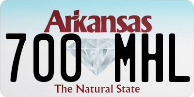 AR license plate 700MHL