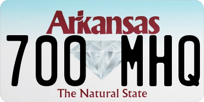 AR license plate 700MHQ