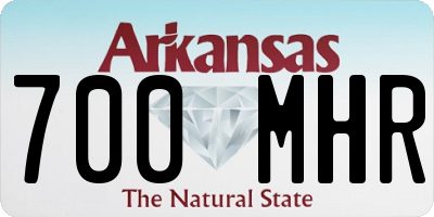 AR license plate 700MHR