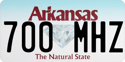 AR license plate 700MHZ