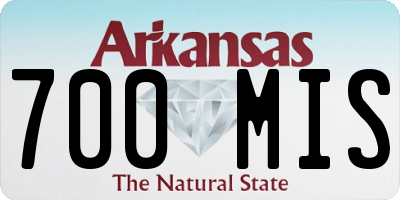 AR license plate 700MIS
