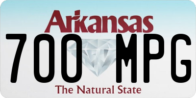 AR license plate 700MPG