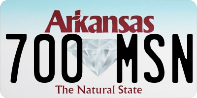 AR license plate 700MSN