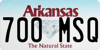AR license plate 700MSQ